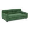 Modern Pet Sofa With Backrest And Armrests For Small And Medium Dogs Linen Upholstery - Green - Image 8
