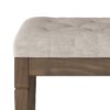 Waverly - Small Tufted Ottoman Bench - Natural - Image 6