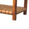 Regency - Woven 2 Slot Shoe Rack - Brown - Image 5
