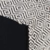Brynn - Square Pouf - Patterned Black / Natural - Image 3