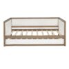 Full Size Daybed With Trundle And Nailhead Decoration - Wood - Image 13