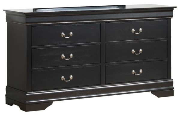 Elegant Traditional Storage Dresser - Black