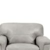 Cornelia - Leather Chair - Gray - Image 3