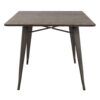 Oregon - Industrial / Farmhouse Dining Table - Espresso - Image 4