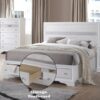 Naima - Queen Bed With Storage - White - Image 6