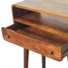 Nordic Style One Drawer & One Open Slot Console Table - Brown - Image 6