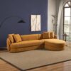 Chandler - Right Sectional Sofa - Cognac - Image 4