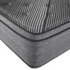 Pure Ice - 15" Queen Eurotop Ultra Plush Mattress - Black - Image 4