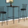 Home Bar Table With Bar Height Small Rectangular For Kitchen - Gray - Image 2