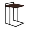 Accent Table, C - Shaped, Versatile Design - Espresso - Image 4
