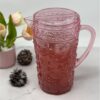 Paisley - Unbreakable Plastic Water Pitcher With Lid And Spout, 2.5 Quarts, Bpa Free - Pink - Image 2