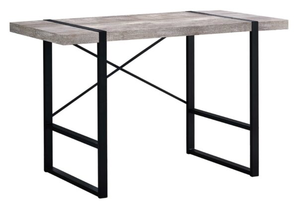 Computer Desk For Home Office, Laptop, Contemporary Versatile Placement - Taupe