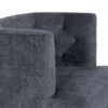 Contemporary Accent Chair With Tufted Diamond Stitching - Charcoal - Image 11