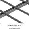 Adam - Twin Over Full Bunk Guard Rail - Black With White Mesh - Image 13
