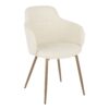 Boyne - Contemporary Chair (Set of 2) - Antique Copper / Cream - Image 2