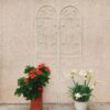 2 Pack Metal Garden Trellis Rustproof Trellis For Climbing Plant Outdoor Flower Support - Cream White - Image 3