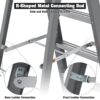 Fibreglass Step Ladder 6 Foot 250Lbs - Gray - Image 15
