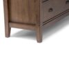 Redmond - Medium Storage Cabinet - Rustic Natural Aged Brown - Image 8