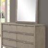 6 Drawer Dresser - Light Gray - Image 5