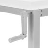 Computer Desk, Home Office, Standing, Adjustable, Laptop, Contemporary And Modern - White - Image 7