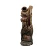 Decorative 3 Tier Tree Trunk Fountain With Lights And Pump - Brown - Image 2