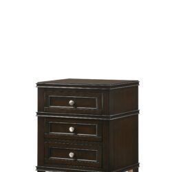 3 Drawer Nightstand With USB - Mahogany