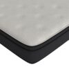 12" King Euro Top Hybrid Memory Foam Mattress - White / Black - Image 2