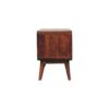 Curved Double Slot Media Unit - Dark Brown - Image 7