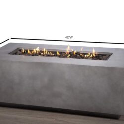 Propane / Natural Gas Fire Pit Table - Natural / Gray