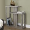 Accent Console Table For Entryway, Contemporary, Elegant Design - Taupe - Image 4