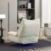 270 Swivel Glider Recliner Chair, Power Recliner Rocking Chair, USB Port Charge For Nursery Chair With Atmosphere Lamp For Living Room Bedroom Apartment - White - Image 14