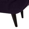 Alma - Tufted Flared Arm Entryway Bench - Purple - Image 6