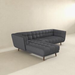 Addison - Left Sectional Sofa - Ash Gray
