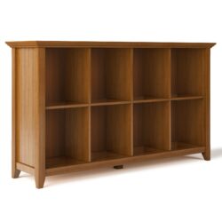 Acadian - 8 Cube Storage Sofa Table - Light Golden Brown