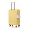 Set 3 Pieces 20" / 24" / 28" Abs Spinner Wheel Luggage, Matching Color, With Combination Lock - Yellow - Image 23
