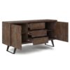 Lowry - Sideboard Buffet - Rustic Natural Aged Brown - Image 2