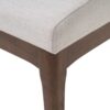 Contemporary Fabric Dining Chairs (Set of 2) - Light Beige / Walnut - Image 11