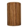 Soba - Bedside Table, 4 Drawer - Oak - Image 2