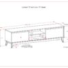 Lennon - Low TV Stand - Walnut - Image 6