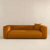 Marshall - Modern Boucle Sofa - Dark Yellow - Image 2