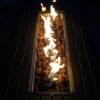 Casselton - Propane / Gas Outdoor Fire Pit Table With Lid - Black - Image 3