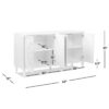 Florence - Hand Painted Lacquered Credenza - Taupe Gray - Image 11