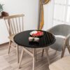 28" Round Tempered Glass Table Top Glass 2 / 5" Thick Beveled Polished Edge - Black - Image 3
