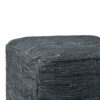 Fredrik - Square Pouf - Gray - Image 3