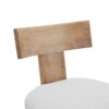 Counter Stools (Set of 2), Upholstered Counter Height Bar Stools With Solid Rubber Wood Frame, Backrest, Footrest, Armless Barstools For Home Bar, Kitchen Counter - Beige / Natural - Image 13