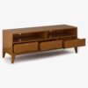 Harper - TV Media Stand - Teak Brown - Image 2