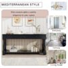 Console Table Long Console Table With Drawers And Shelf For Entryway, Hallway, Living Room - Espresso - Image 6
