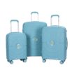 Hardshell Suitcase Double Spinner Wheels Pp Luggage Sets Lightweight Durable Suitcase With Tsa Lock, 3 Piece Set (20/24/28) - Dark Blue - Image 7