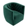 Delaney - Swivel Stylish Chair - Green - Image 9