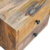 Solis - 2 Drawer Wall Mounted Nightstand - Beige - Image 9